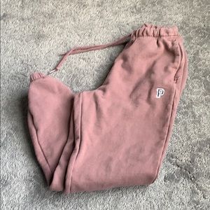 XS PINK sweatpants